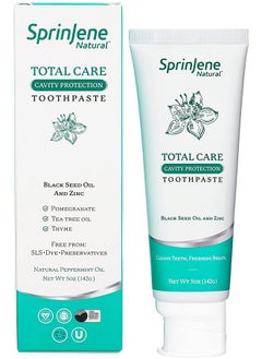 Prinjene Natural Sls Free Toothpaste With Fluoride For Cavity Protection Gum Health Fresh Breath & Helps Dry Mouth For Adults 1 Pack (Improved)