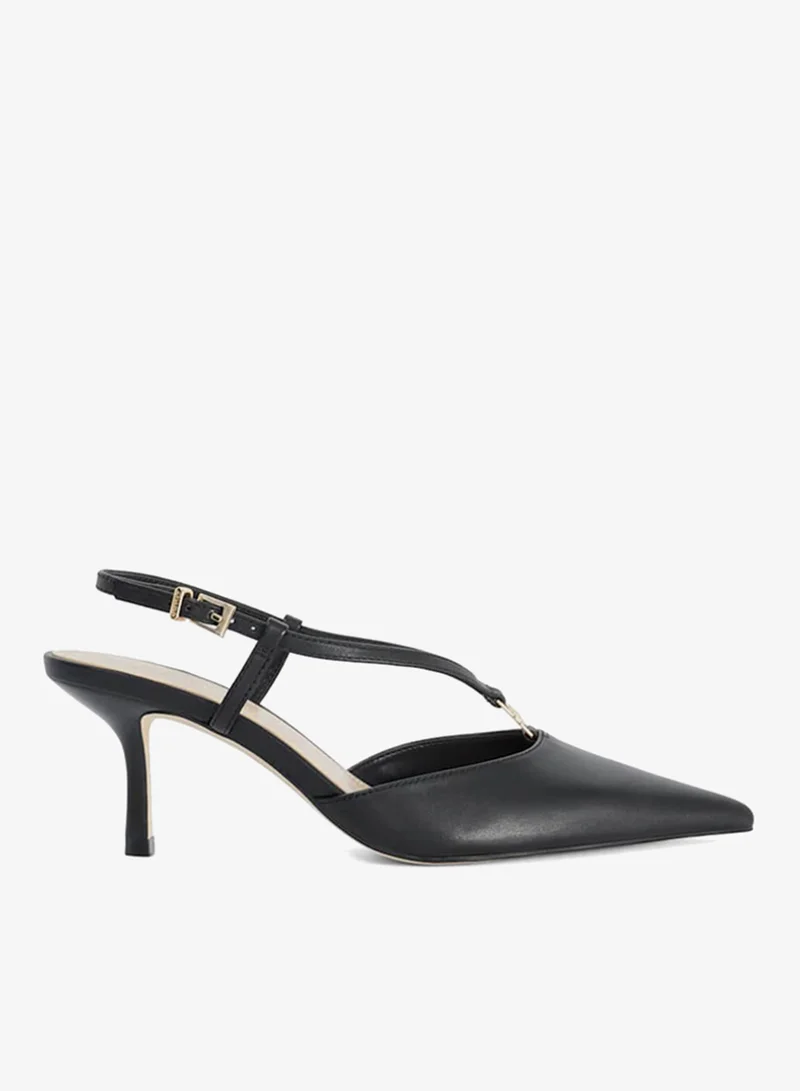 Dune London Clarrisa Pointed Toe Slingback Strap-heeled Sandals