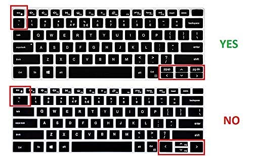 Justec Premium Keyboard Protector Cover for Dell Vostro 3401 Laptop - Black - Image 3
