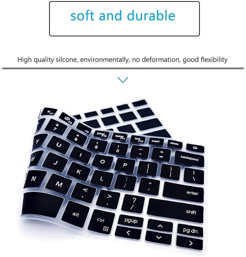 Justec Premium Keyboard Protector Cover for Dell Vostro 3401 Laptop - Black - Image 5
