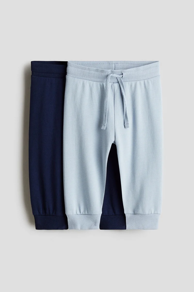 H&M 2-pack cotton joggers