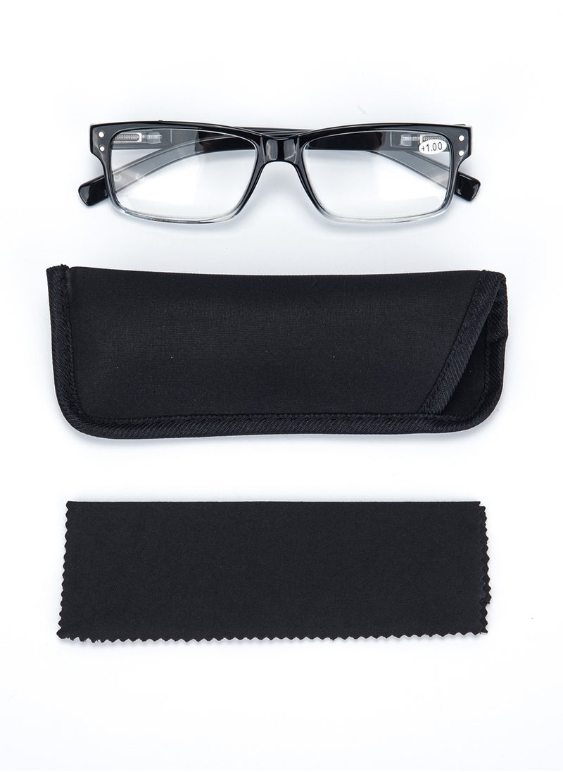 LANLANG - LANLANG 3-Pack Reading Glasses for Men Spring Hinge 3 Colors Clear Lens including 1.0-3.5 diopters L-L007 - Image 1