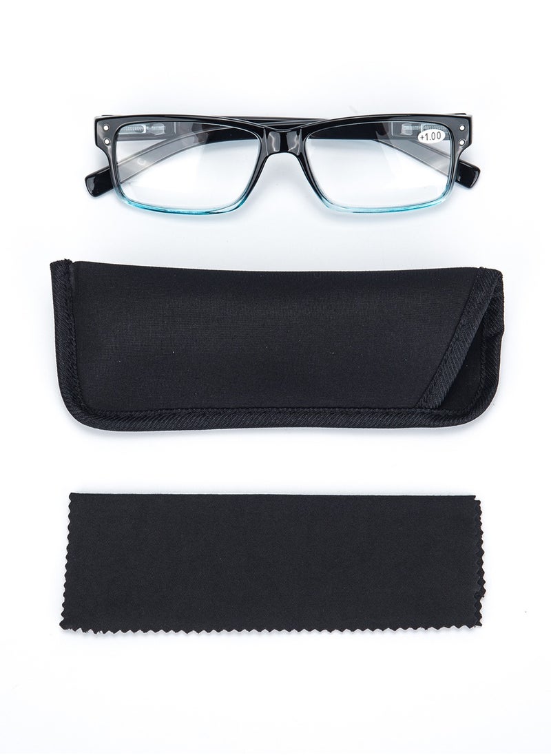 LANLANG - LANLANG 3-Pack Reading Glasses for Men Spring Hinge 3 Colors Clear Lens including 1.0-3.5 diopters L-L007 - Image 1