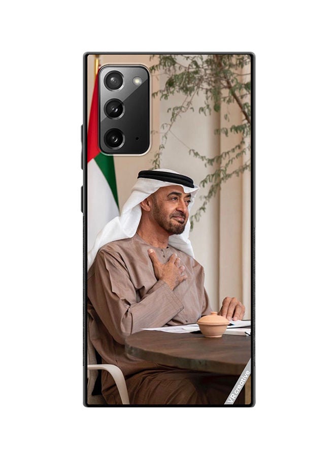 VR CREATIVE Protective Case Cover For Samsung Galaxy Note20 5G Sheikh Mohamed Bin Zayed Al Nahyan Design Multicolour - Image 1
