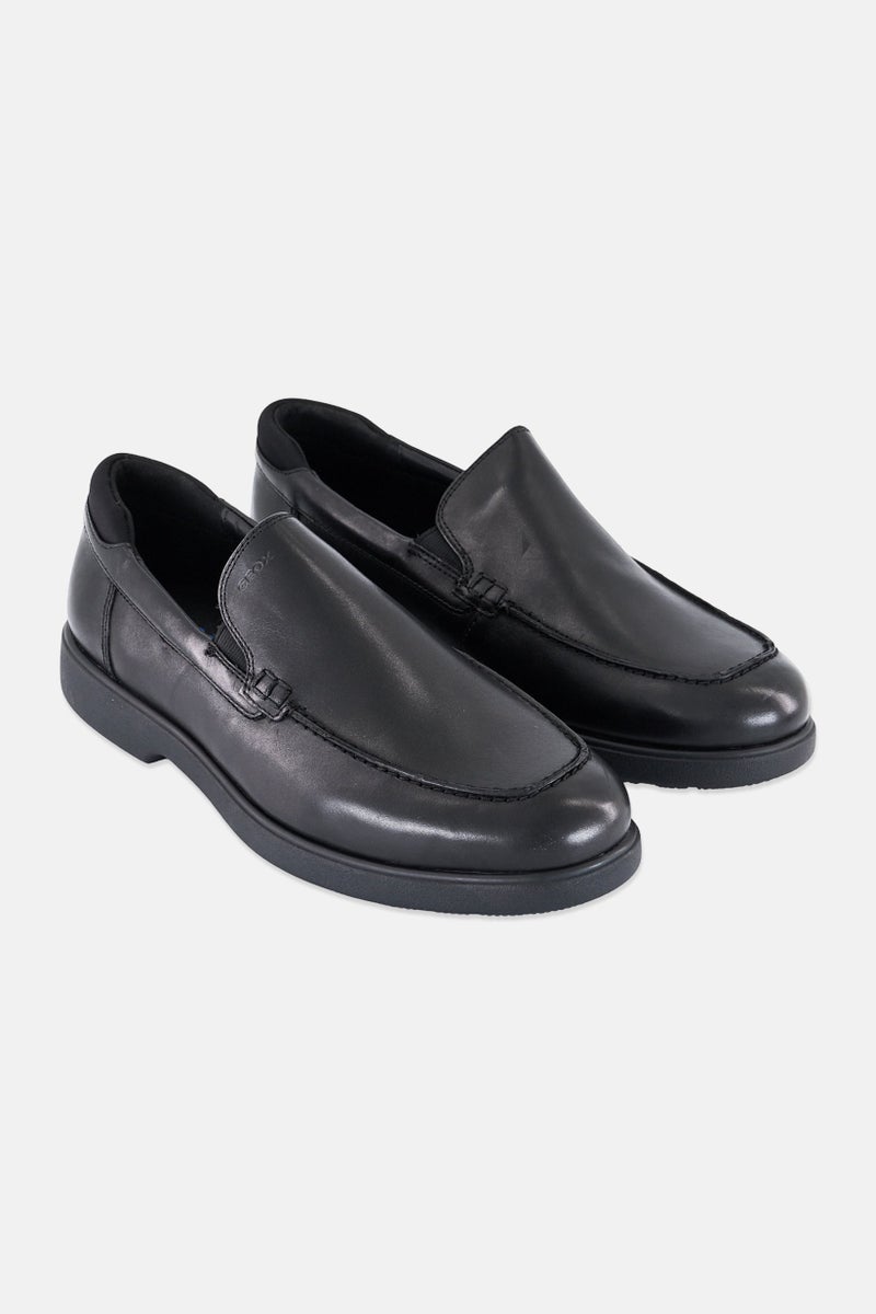 GEOX Men Wide Spherica EC11 Slip On Formal Shoes, Black  - Image 1