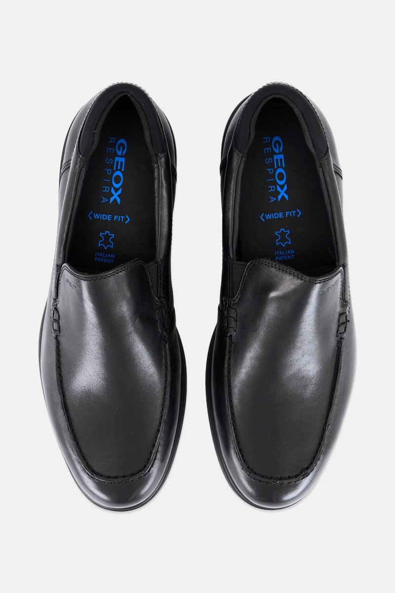 GEOX Men Wide Spherica EC11 Slip On Formal Shoes, Black  - Image 2