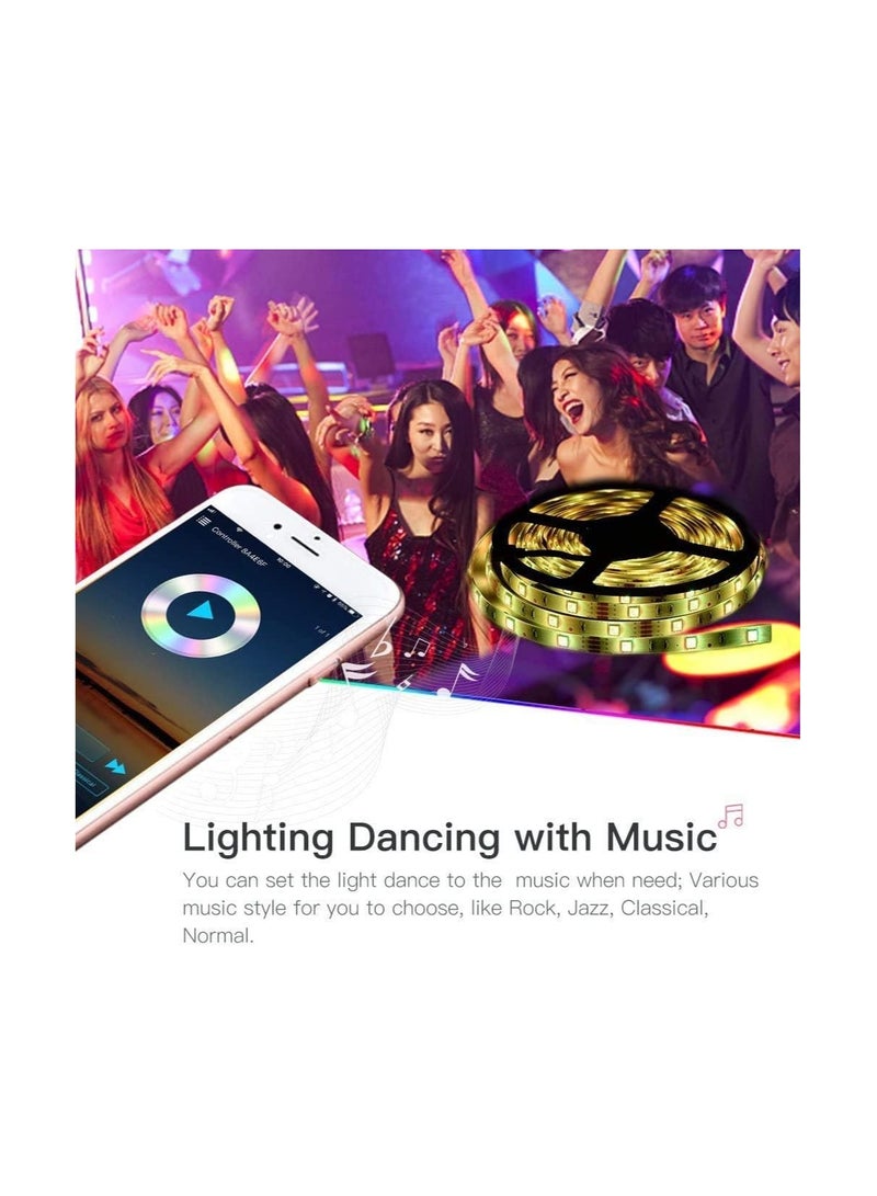 SOLARAE Smart RGB WiFi LED Controller 4-Pin Output Compatible with Alexa/Google Home Assistant/IFTTT Android/iOS for SMD 3535 5050 2835 Color Changing LED Strip Lights 24 Key Remote Control (2-Port) - Image 5