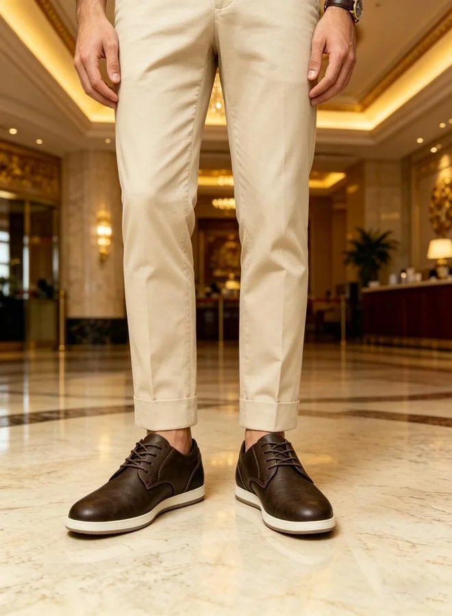 تايك تو Men Coffee Brown Casual Shoes