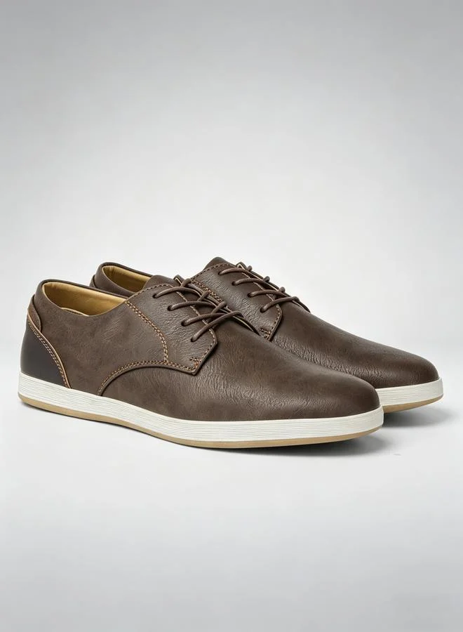 تايك تو Men Coffee Brown Casual Shoes