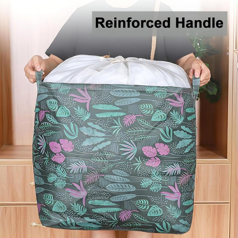 Generic "Storage Basket and Toy Basket with Locking Rope - Padded Tarpaulin Material and Metal Frame for Stability" - Image 1