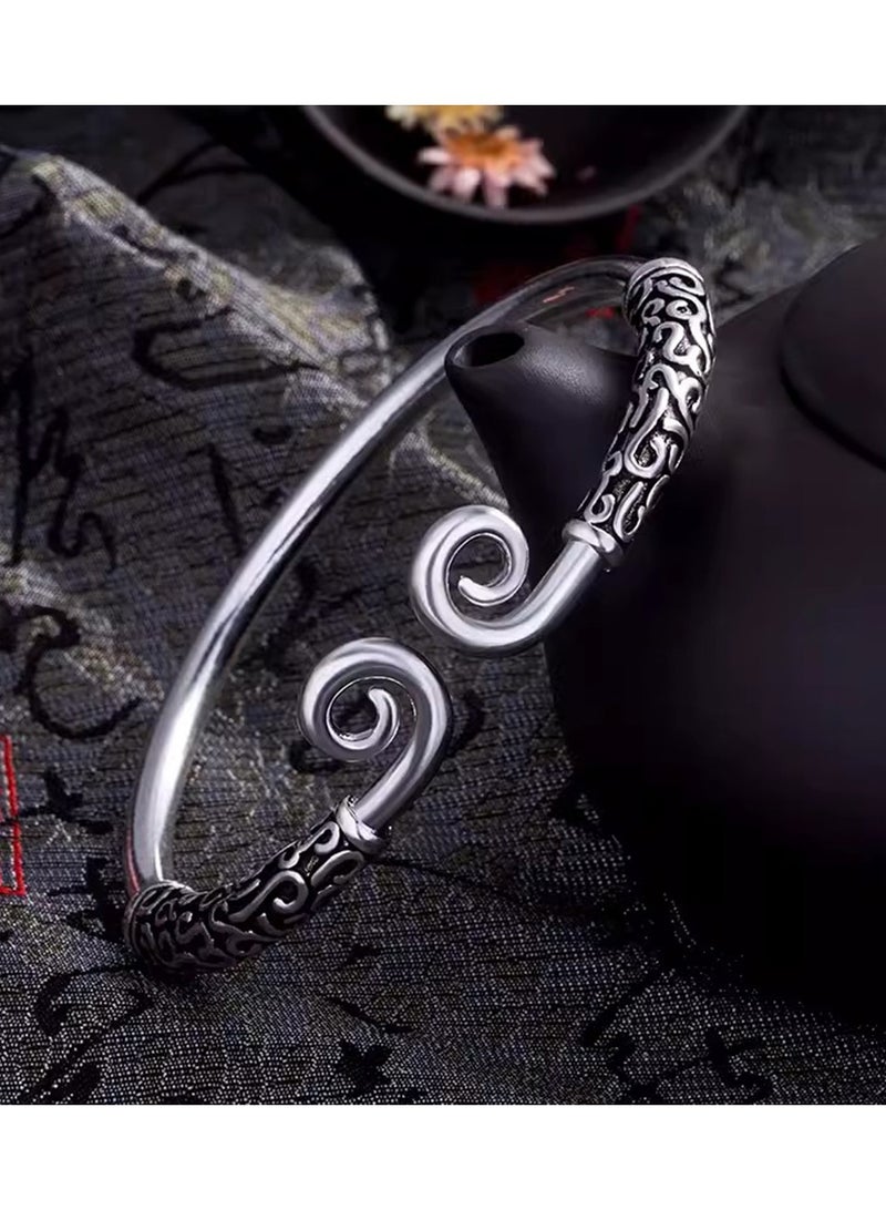 Hanghaijia Unisex Vintage Monkey King Wukong Buddhist Tightening Spell true love forever Bracelet - Image 3