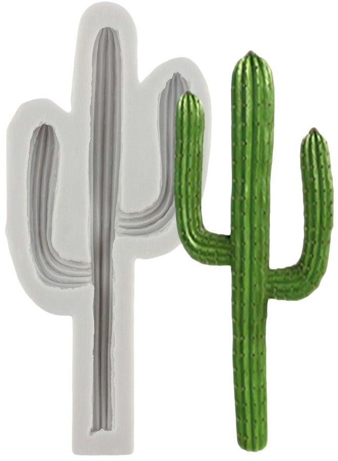 YANQINMS Cactus Silicone Fondant Molds Cacti Sugarcraft Chocolate Candy Mold For Cake Decorating Cupcake Topper Gum Paste Polymer Clay - Image 1