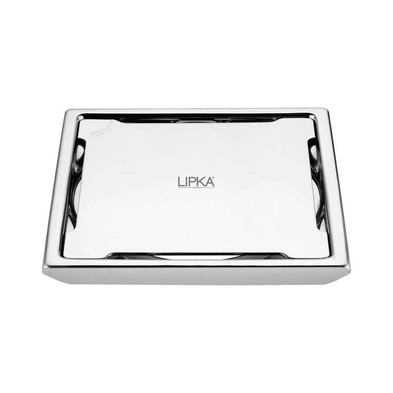 Lipka LIPKA Beta Deluxe Square Floor Drain Premium Stainless Steel 5 x 5 Inches - Image 5