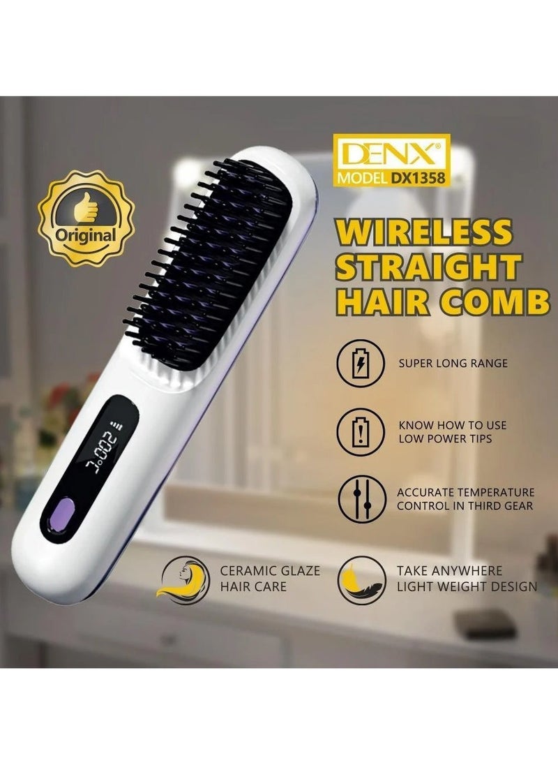 Denx Wireless Straight Hair Comb Dx1357 3500W Multicolored - Image 1