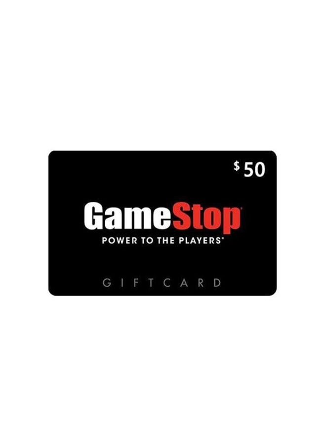 Game Stop Card 50 USD