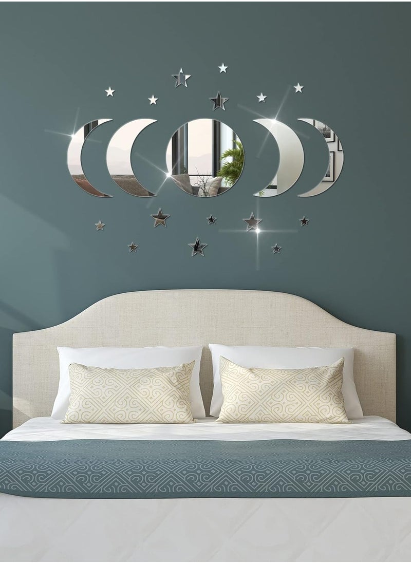 1 Set, 20pcs, Star And Moon Combination Acrylic Wall Stickers Ramadan Kareem, Holiday Accessory, Birthday Party Supplies, Room Decor - pzsku/Z4ED30119B1480F13CE29Z/45/_/1733453849/7436dbe7-5343-4dcd-a103-d928f6ff3e79