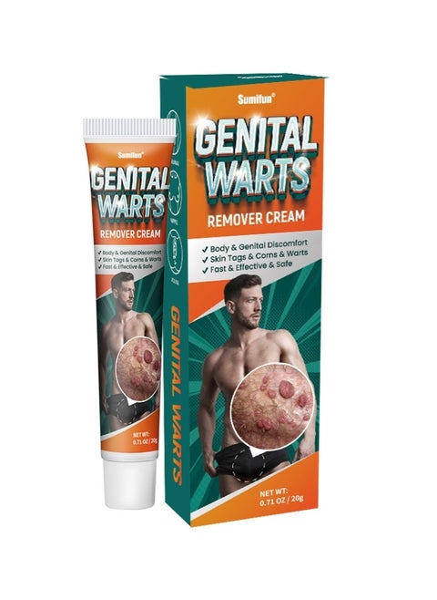 Wart Removal Cream, A Gentle Safe Portable Wart Removal Cream with Natural Extracts for All Skin Types，Universal for Both Men and Women Wart Removal .Protecting Health and Beauty 20g