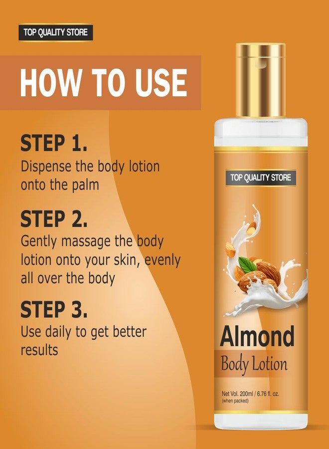 Top Quality Store TQS Natural Moisture Body Lotion,With Almond,Nourished & Hydrated Skin - Image 2