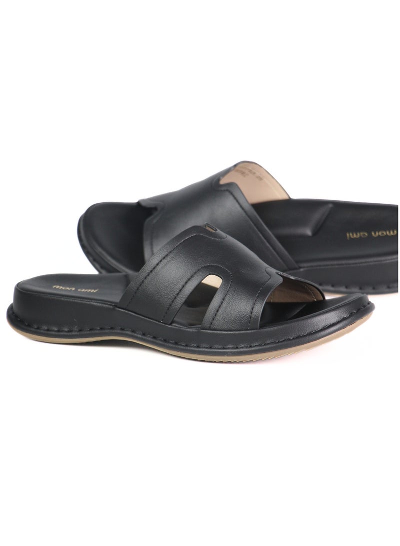 مون أمي صندل نسائي مريح سهل الارتداء | نعل داخلي ناعم ومبطن | تصميم خفيف بدون أربطة | نعل مانع للانزلاق | مقدمة مفتوحة للاستخدام اليومي | مناسب للمنزل والمشي والاستخدام اليومي براحة عالية - Image 5