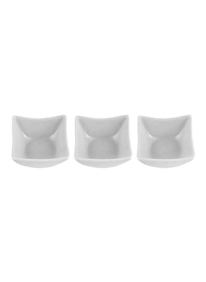 DELCASA 3-Piece Bowl Set White 250ml - Image 2