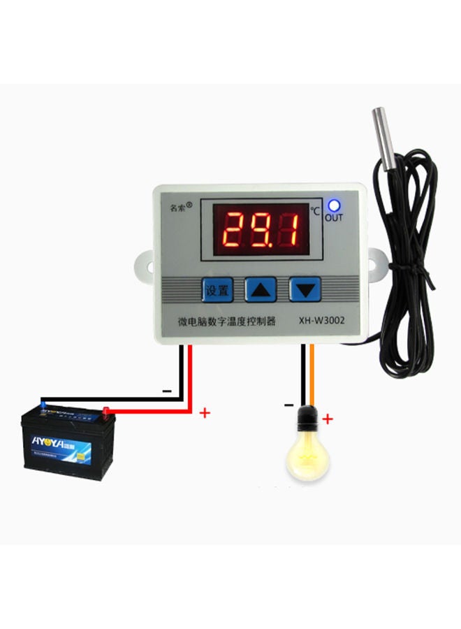 NIBEMINENT Thermostat Temperature Controller White - Image 2