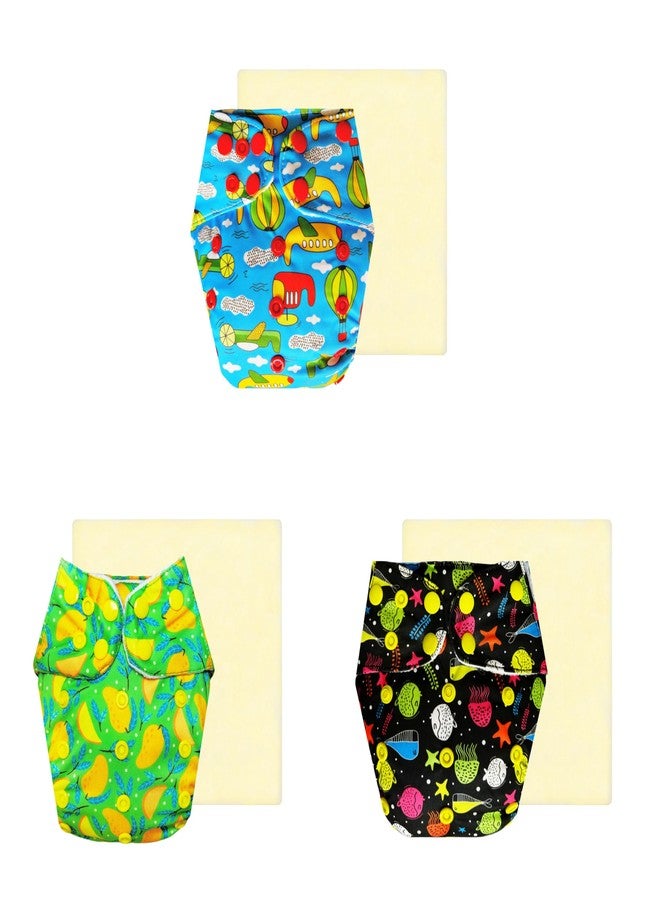 Dumbledo Elite Cloth Diaperwith Magical Soaker (Pack of 3) | Snug Fit | Leakproof | Travel Friendly | Trusted by Moms | 3 Months - 3 Years | Unisex Baby - Image 1