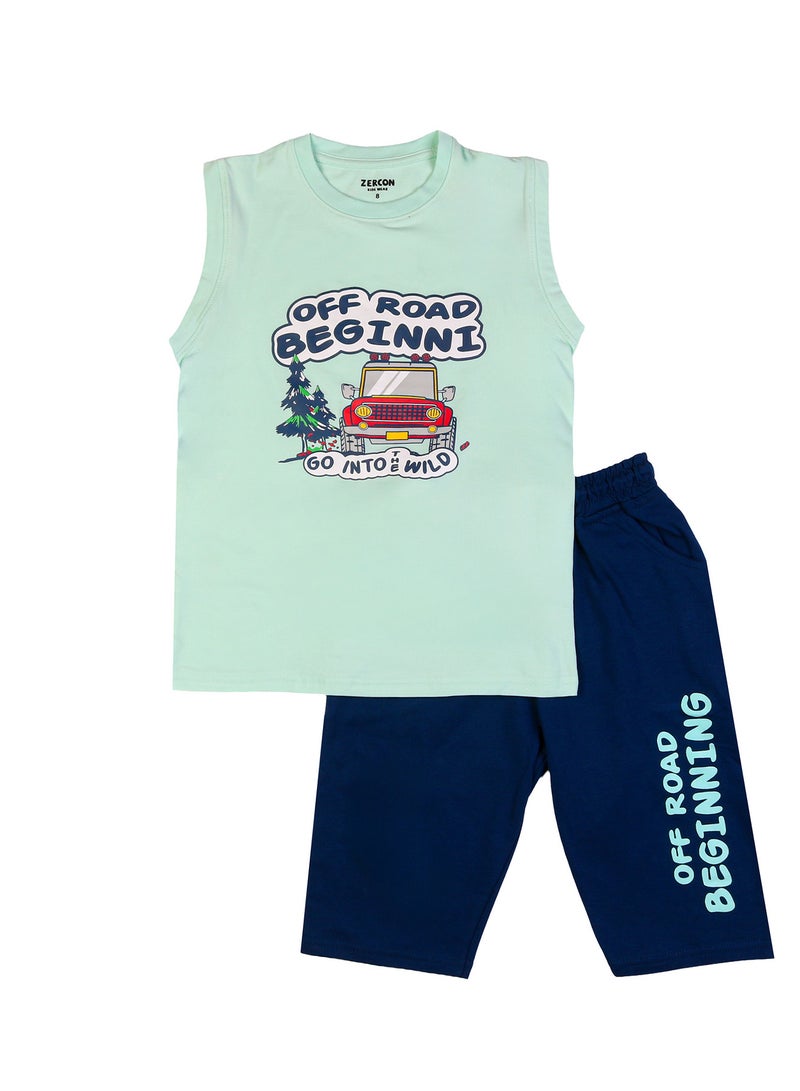 Zercon Summer Pajama Set for Boys - Image 1
