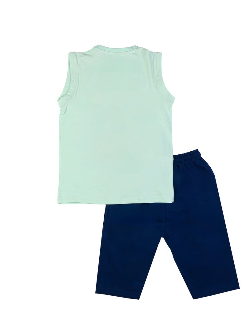 Zercon Summer Pajama Set for Boys - Image 3