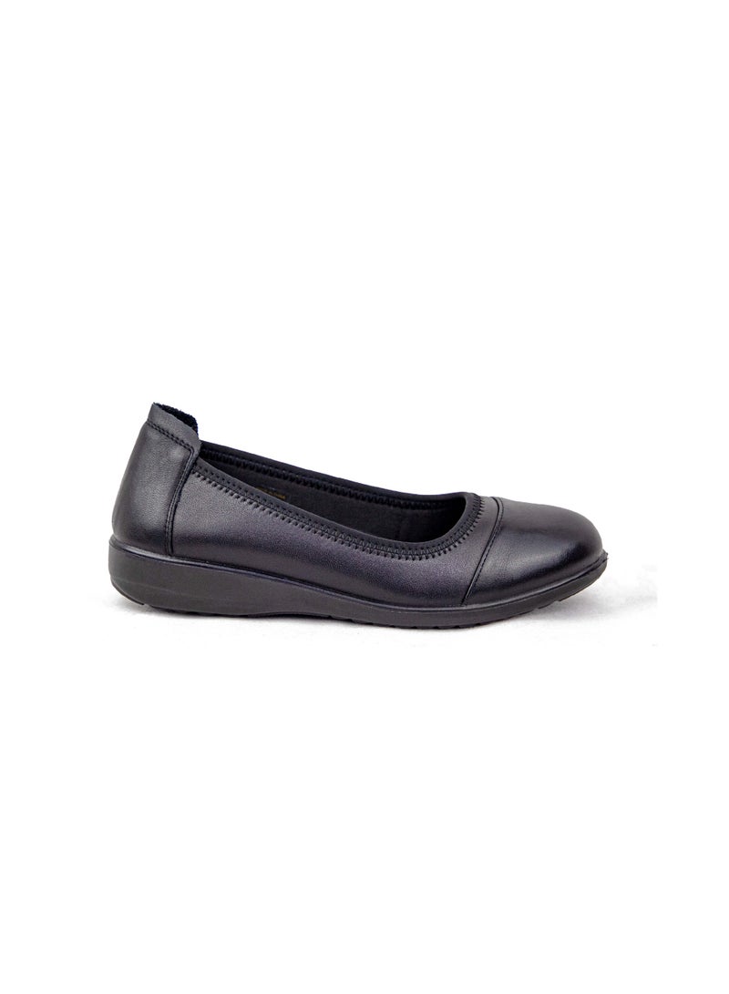 Gladiator GL 5010-1 Women’s Genuine Leather Comfort Flats – Black | Office & Formal Wear Shoes - Image 5