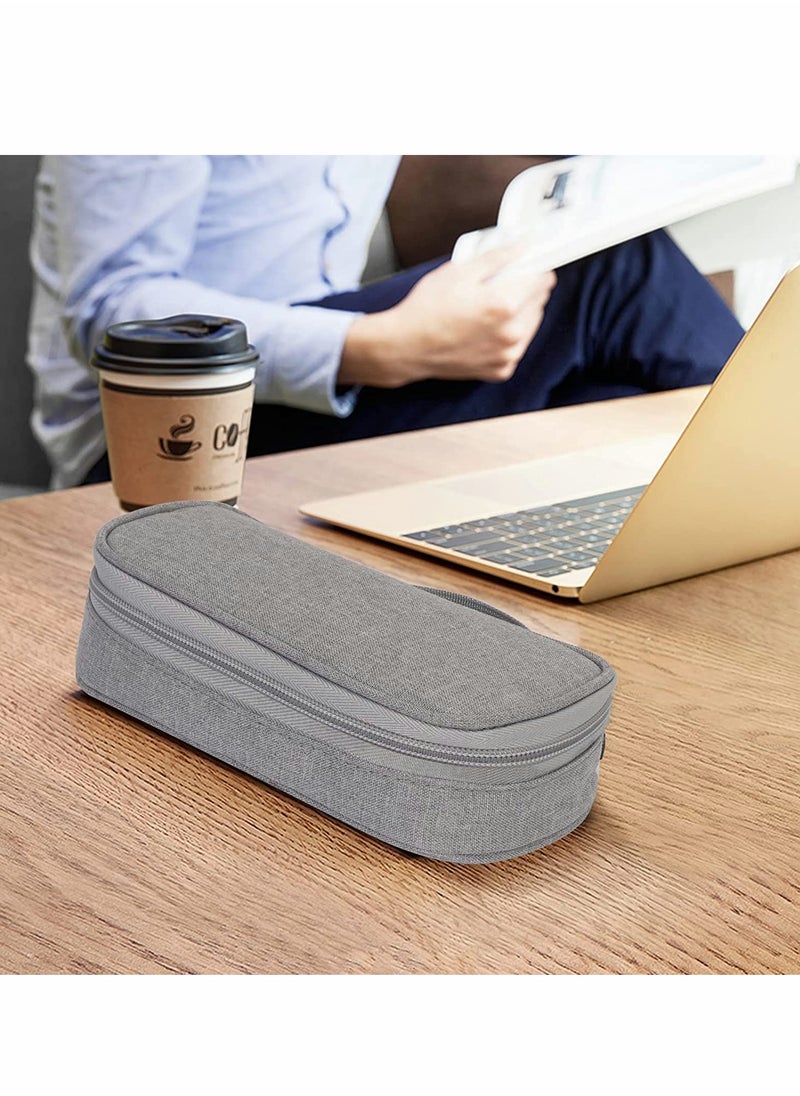 Excefore Cable Organizer Bag Travel Electronic Accessories Organizer Bag Travel Gear Storage Carrying Sleeve Pouch for USB Cable Earphones Power Banks USB Drive SD Card Charger Hard Disk Storage Bag  - Image 3