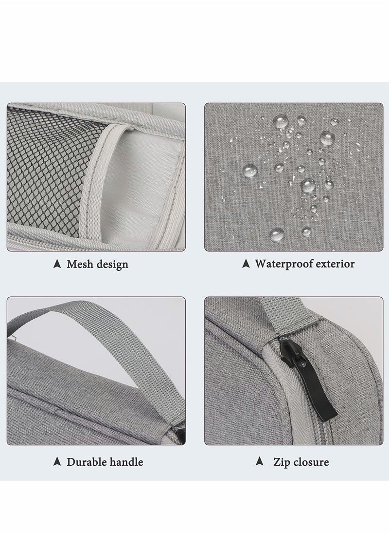 Excefore Cable Organizer Bag Travel Electronic Accessories Organizer Bag Travel Gear Storage Carrying Sleeve Pouch for USB Cable Earphones Power Banks USB Drive SD Card Charger Hard Disk Storage Bag  - Image 4