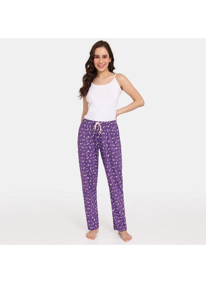zivame Set of 2 - Zivame Printed Pyjamas with Drawstring Closure  - Image 2