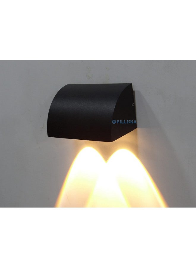FILLISKA® LED Indoor/Outdoor Down Wall Light Warm White, IP-65 Rainproof & Shockproof Alluminium Body (2 Way Down)(1 Year Warranty) - Image 2
