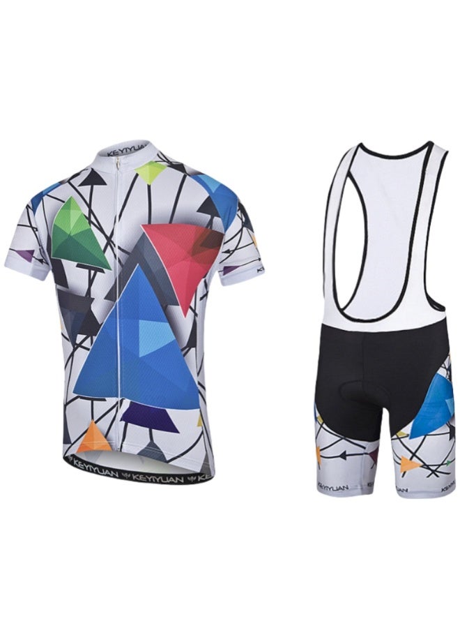 KUYING GR New Summer Outdoor Sunscreen Moisture Absorption Quick Drying Bicycle Women's Cycling Clothing Set  - Image 1