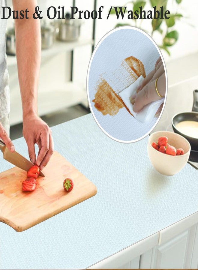 GMCOZY Shelf Liners for Kitchen Cabinets 15 Inch Wide X 20 Ft Non Adhesive Cabinet Drawer Liner Non Slip Water Oil-Proof Pantry Shelves Liner for Strong Grip Closet Cupboard Refrigerator Mat Bathroom - Image 2