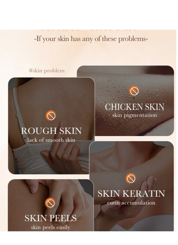 SADOER Turmeric Body Scrub - Exfoliating Face & Body Polish for Brighter Skin, Reducing Discoloration & Boosting Circulation - Natural Detoxifying Formula 240g  - Image 2
