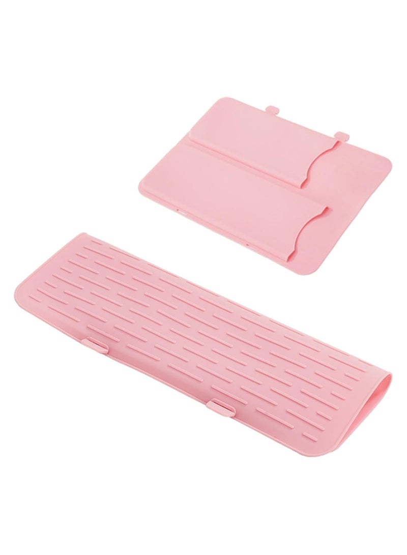 عام حقيبة حامل للأدوات الحرارية من السيليكون، حقيبة سفر للمكواة الساخنة ذات تصميم مضاد للانزلاق، مقاومة للحرارة، حقيبة تفلتي للمكواة الساخنة، حقيبة سفر مناسبة لمكواة التجعيد ومستقيم الشعر. - Image 1