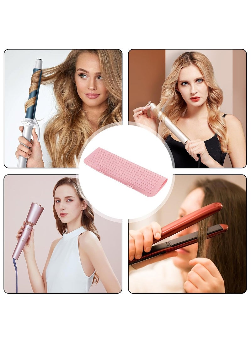 عام حقيبة حامل للأدوات الحرارية من السيليكون، حقيبة سفر للمكواة الساخنة ذات تصميم مضاد للانزلاق، مقاومة للحرارة، حقيبة تفلتي للمكواة الساخنة، حقيبة سفر مناسبة لمكواة التجعيد ومستقيم الشعر. - Image 2