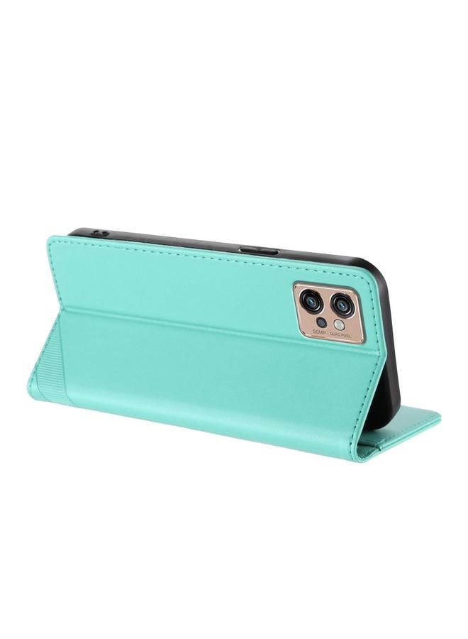 اس-توب جراب لهاتف Motorola Moto G32، جراب جلدي بتصميم محفظة متعدد الوظائف منقوش - Image 3