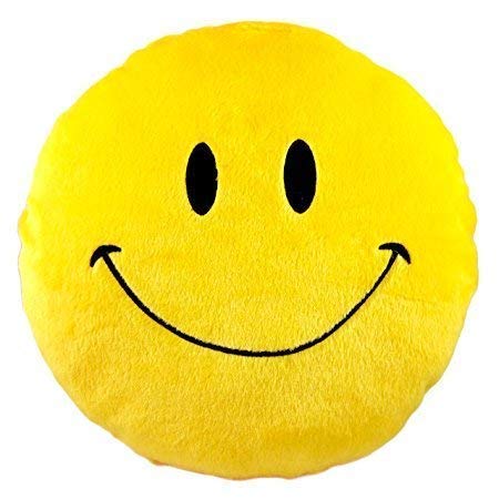 blue tree Emoji Pillow Cushion in Yellow Colour Multi Faces Best Gift for Kids, Boyfriend, girlfriend, Friends Pack of 2 - Image 2