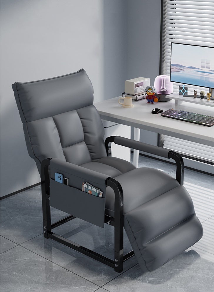 شو وو كراسي مكتب منزلية للاسترخاء مع مسند للقدمين، كرسي اجتماعات، كرسي مكتب، كراسي مميزة، كرسي بذراعين، كرسي تدريب، كراسي مكتب، كرسي دراسة وقراءة للشرفة، غرفة النوم - Image 1
