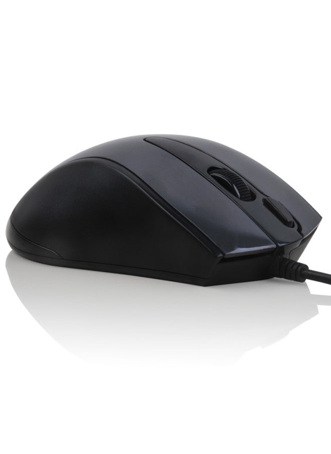 A4TECH A4tech N-500f Wired Mouse For Laptop And Desktop, Office And Home Use, Portable Mouse With One-click Screen Capture, Usb Interface, High-brightness Iron Gray  - Image 4