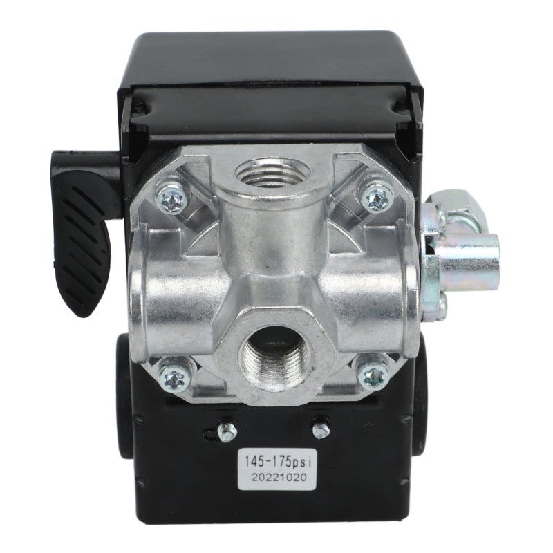 Adjustable Pressure Switch: 4 Port Metal Construction - Adjustable Unloader 140 To 175 Preset Range, OEM Replacement I R 23474653 for Industrial Heavy Equipment - Image 2