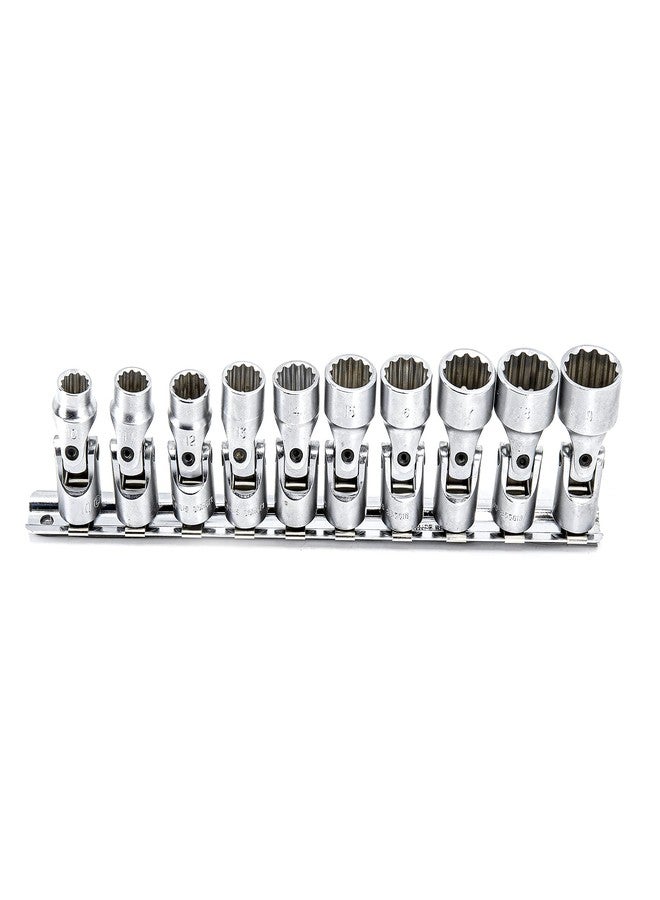 Genius Tools 10PC 3/8" Dr. Metric Universal Hand Socket Set (12-Point) - US-310M - Image 1