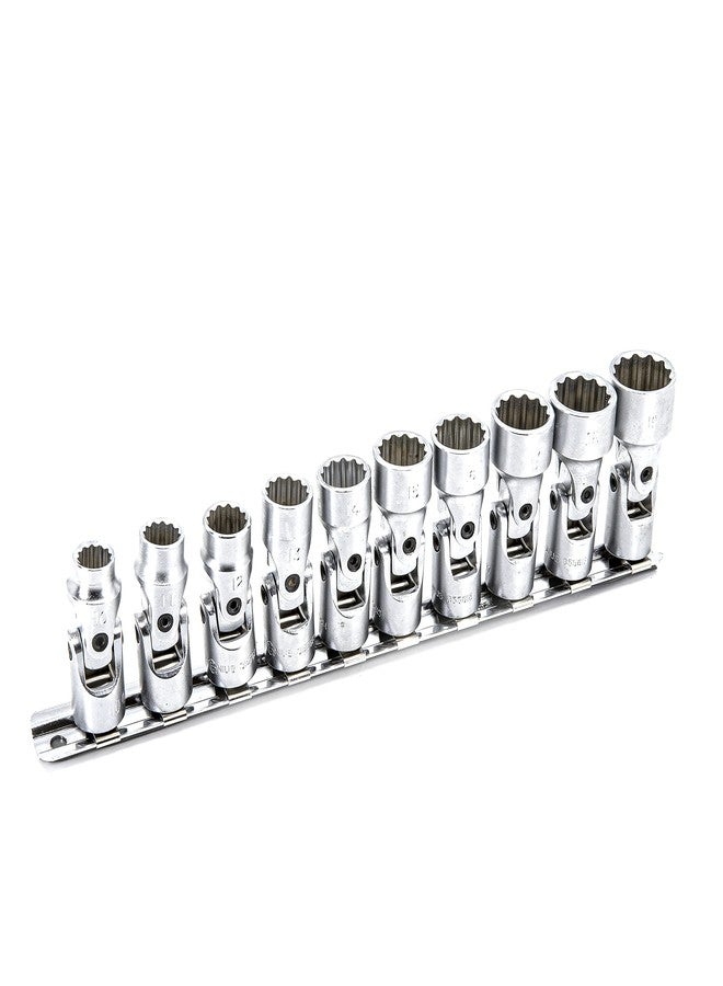 Genius Tools 10PC 3/8" Dr. Metric Universal Hand Socket Set (12-Point) - US-310M - Image 4