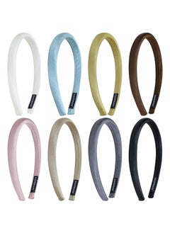 Cinaci Cinaci 8 Pieces Soft Comfortable Sponge Padded Headbands Hair Bands Hoops Accessories for Women Girls 