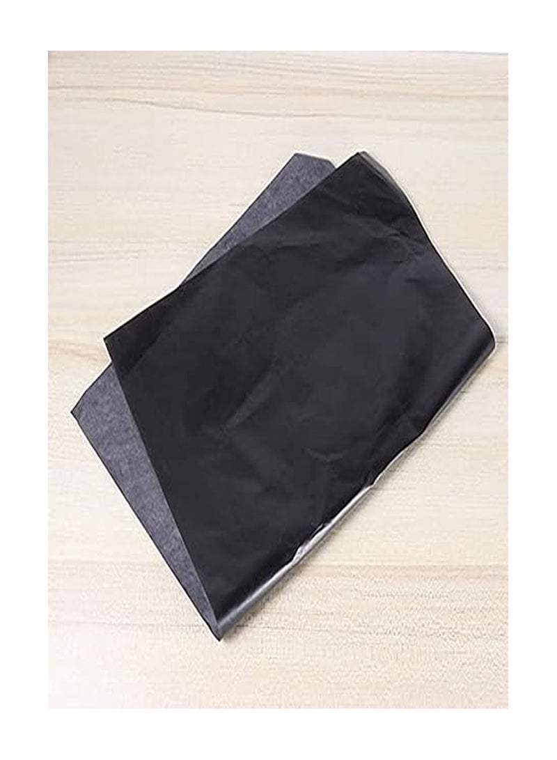 فرخ ورق كربون لتتبع القماش والخشب الكتابة و الرسم من خلالة مقاس 42*90 (أسود) - Image 2