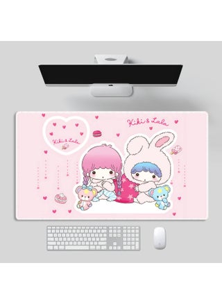 Kitty Computer Big Mouse Pad Kulomi Keyboard Laptop Table Pad Gaming Gemini Cartoon Mouse Pad-Color:twins(700*400*3mm) - pzsku/Z4ED47EC0D5D7D3ED49FFZ/45/1746212648/da7d7af5-59ba-4877-812c-39fe088d30c3