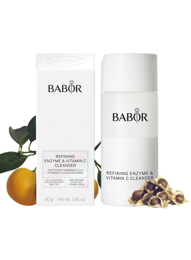 BABOR Refining Enzyme & Vitamin C Cleanser, Enzyme Powder Cleanser, Exfoliating Face Wash Polish, Gentle Facial Scrub to Brighten and Even Complexion - Image 1