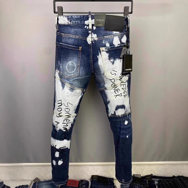 Unisex Classic Denim Jeans Loose Fit Daily Outdoor Wear - Image 3